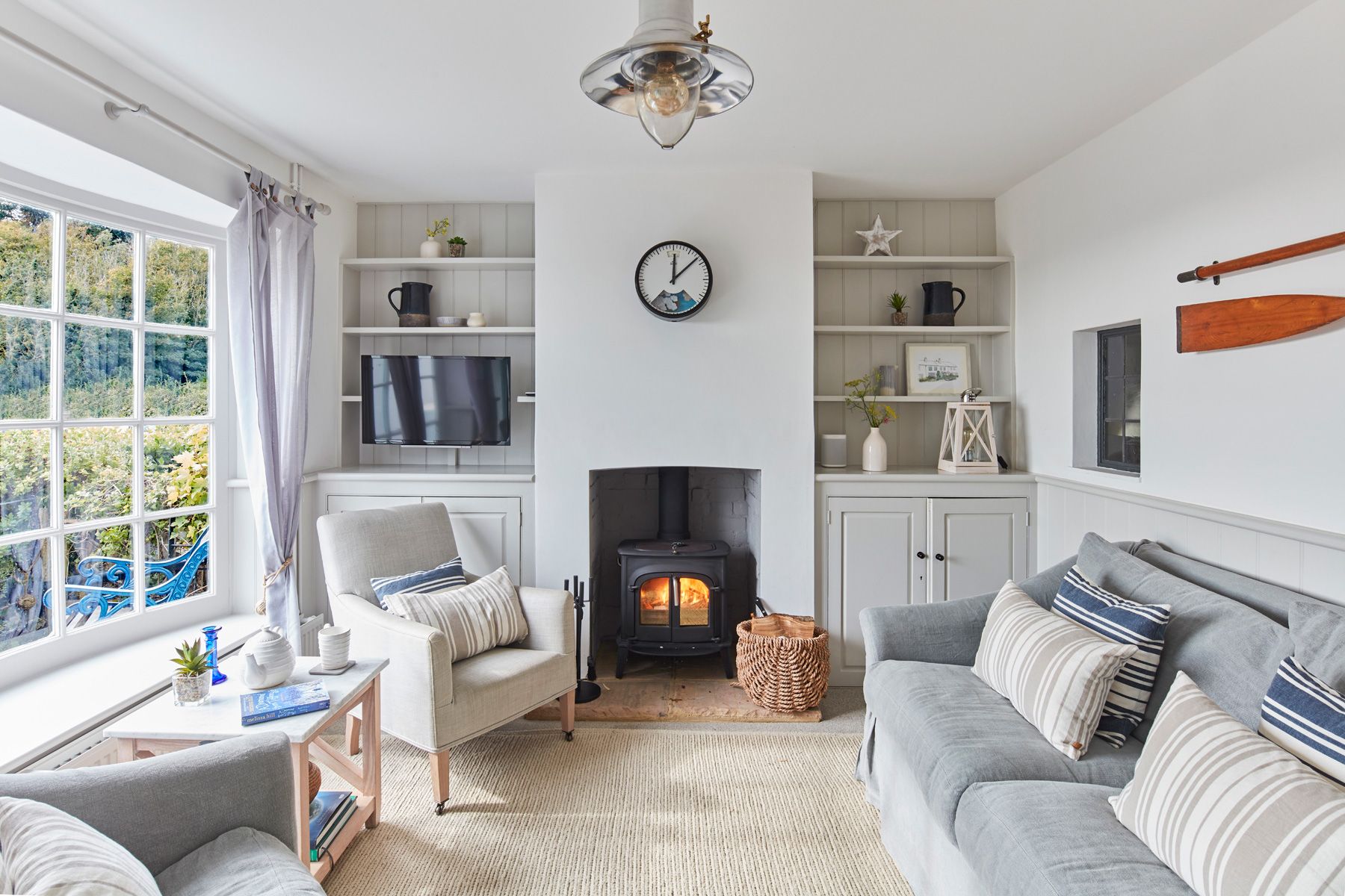 Log Burner in Bosun Cottage, Kent